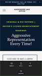 Mobile Screenshot of hassingerlaw.com